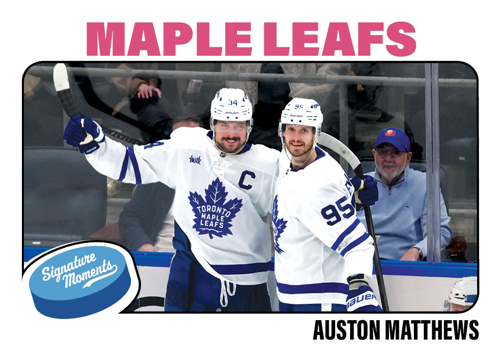 Auston Matthews - 2025-26 NHL Topps NOW - Sticker # 80 Pack - PR: 230 - Image 2