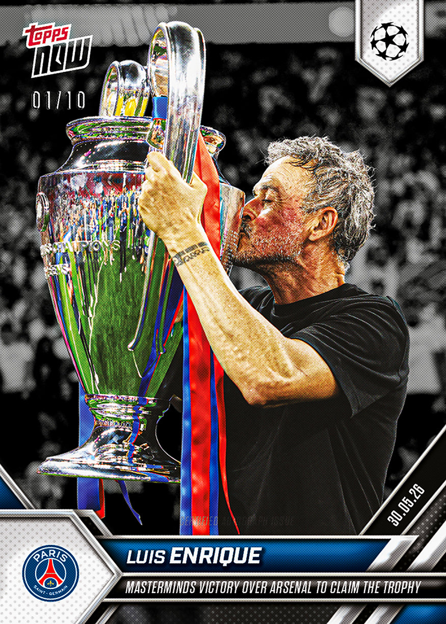Luis Enrique - 2025-26 UCL Topps NOW - Card 139 - PR: 2130 - Image 6