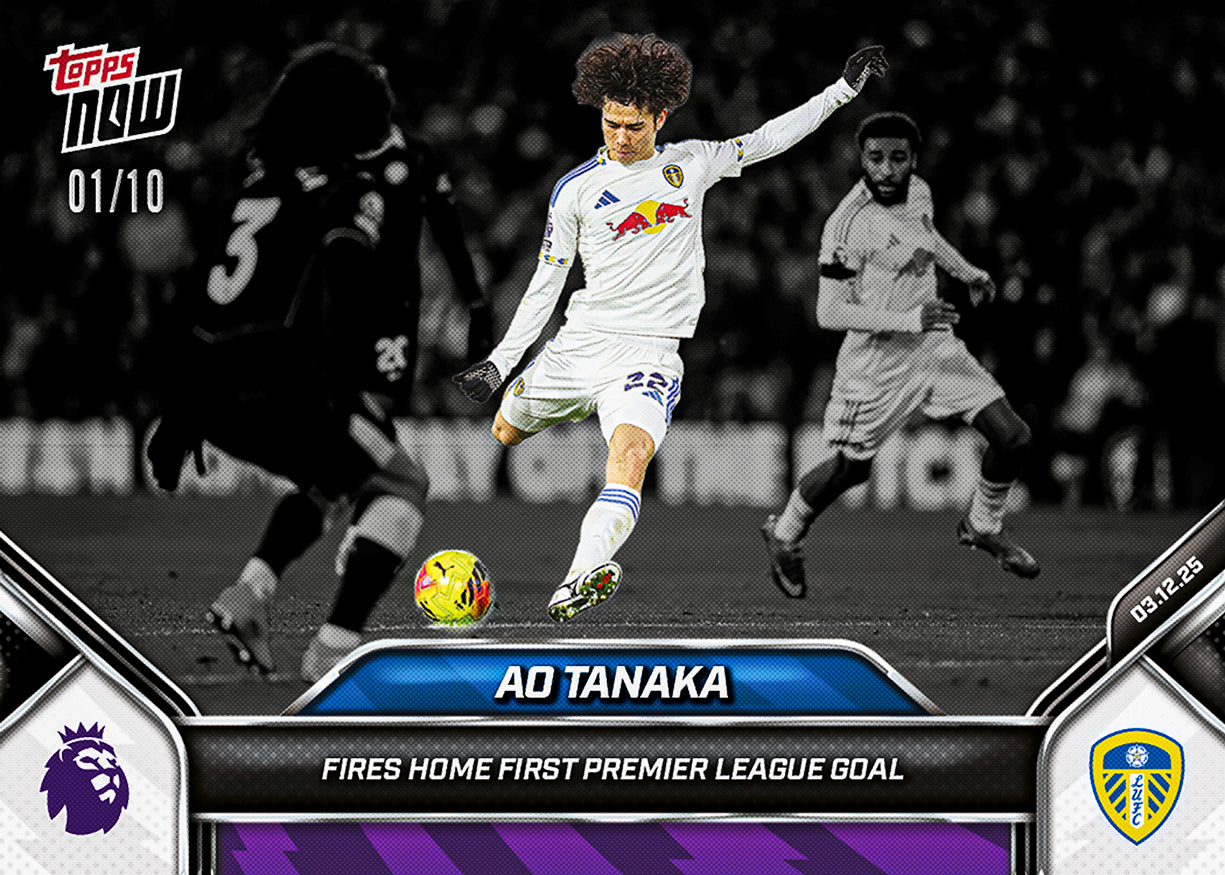 Ao Tanaka - 2025-26 Premier League Topps NOW - Card 72 - PR: 655 - Image 4