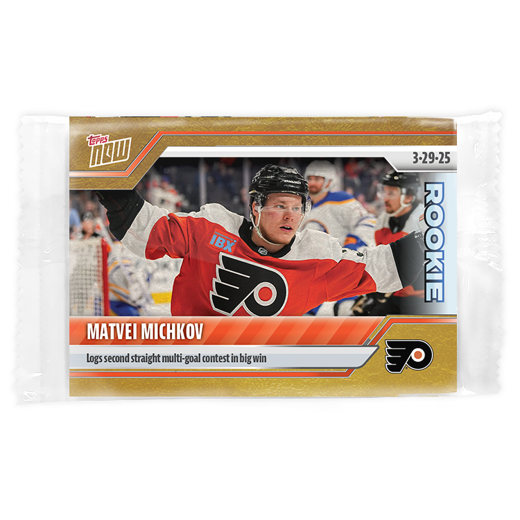 Matvei Michkov - 2024-25 NHL Topps NOW - Sticker # 148 Pack - PR: 975 - Image 2
