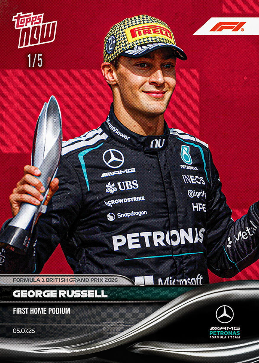 George Russell - 2026 Formula 1 Topps NOW - Card 45 - PR: 3031 - Image 3