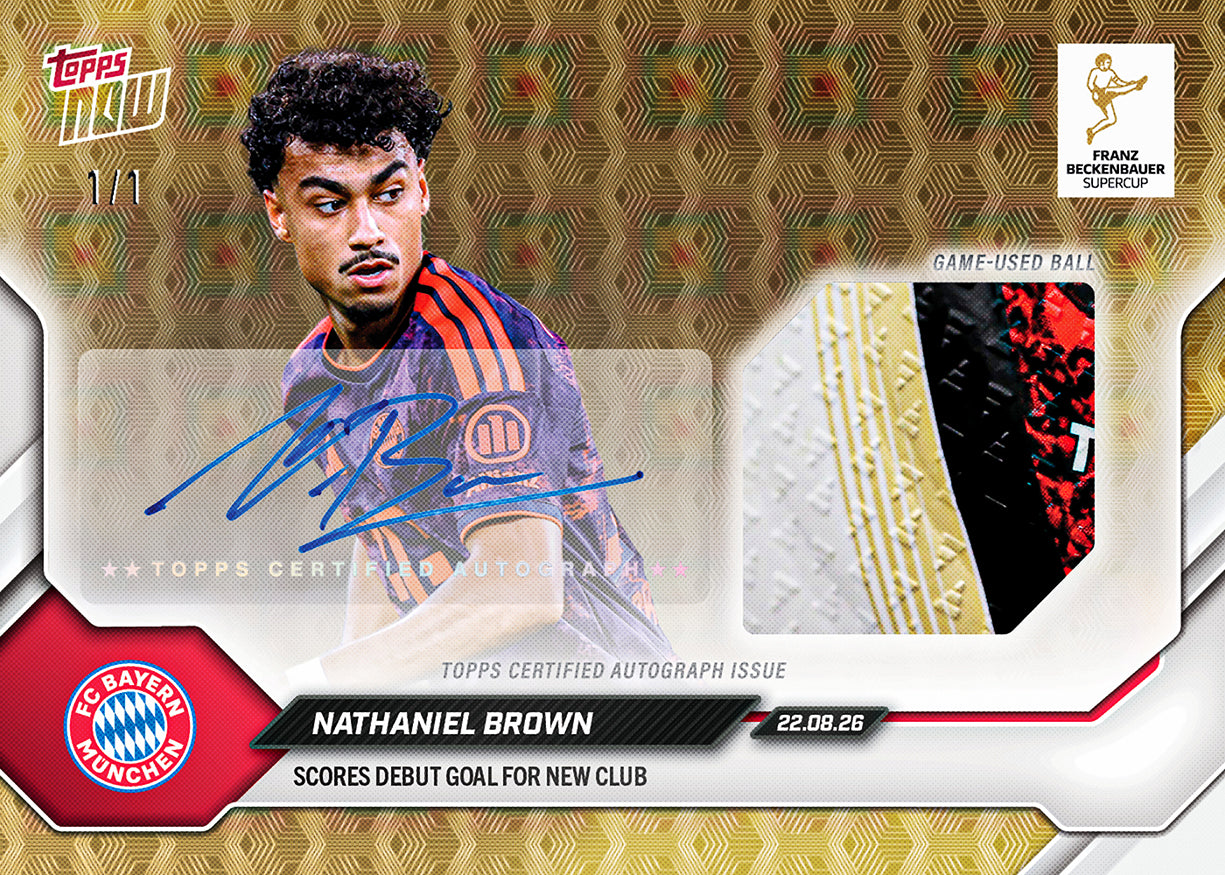 Nathaniel Brown - 2026-27 Bundesliga Topps NOW - Card 2 - PR: 1147 - Image 2