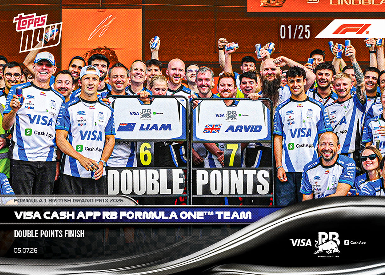 VISA Cash App RB Formula One™ Team - 2026 Formula 1 Topps NOW - Card 46 - PR: 1357 - Image 5