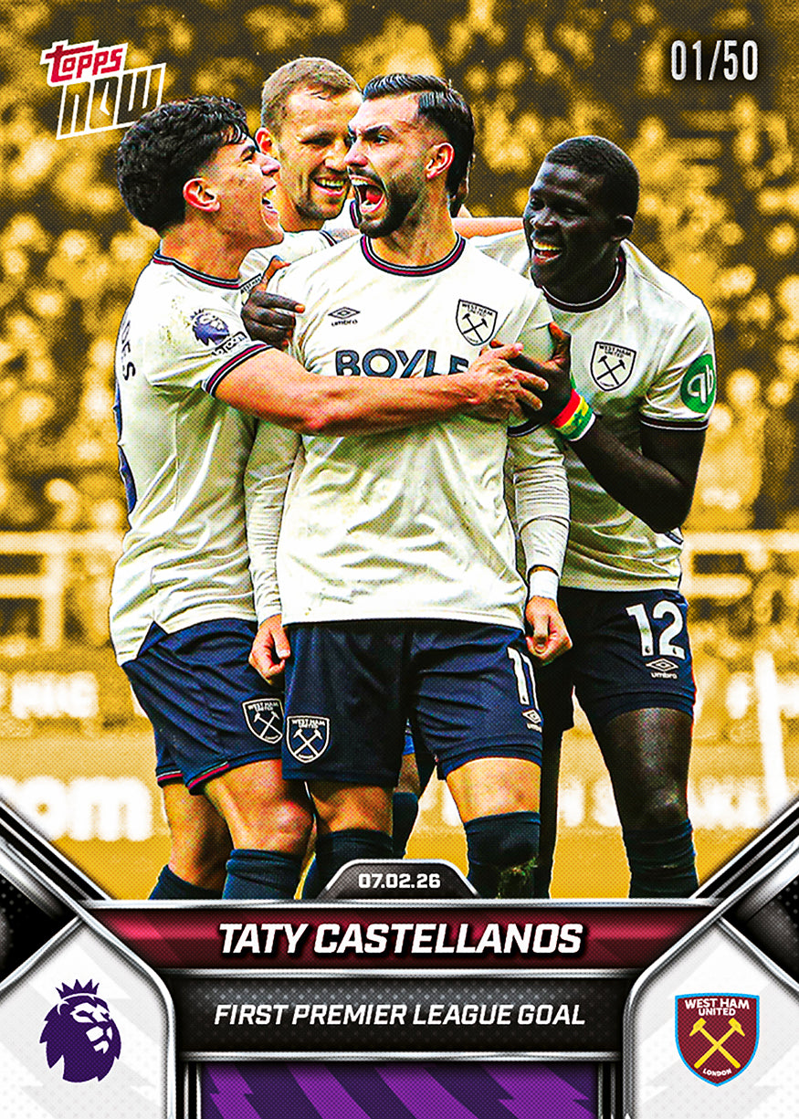 Taty Castellanos - 2025-26 Premier League Topps NOW - Card 130 - PR: 305 - Image 6