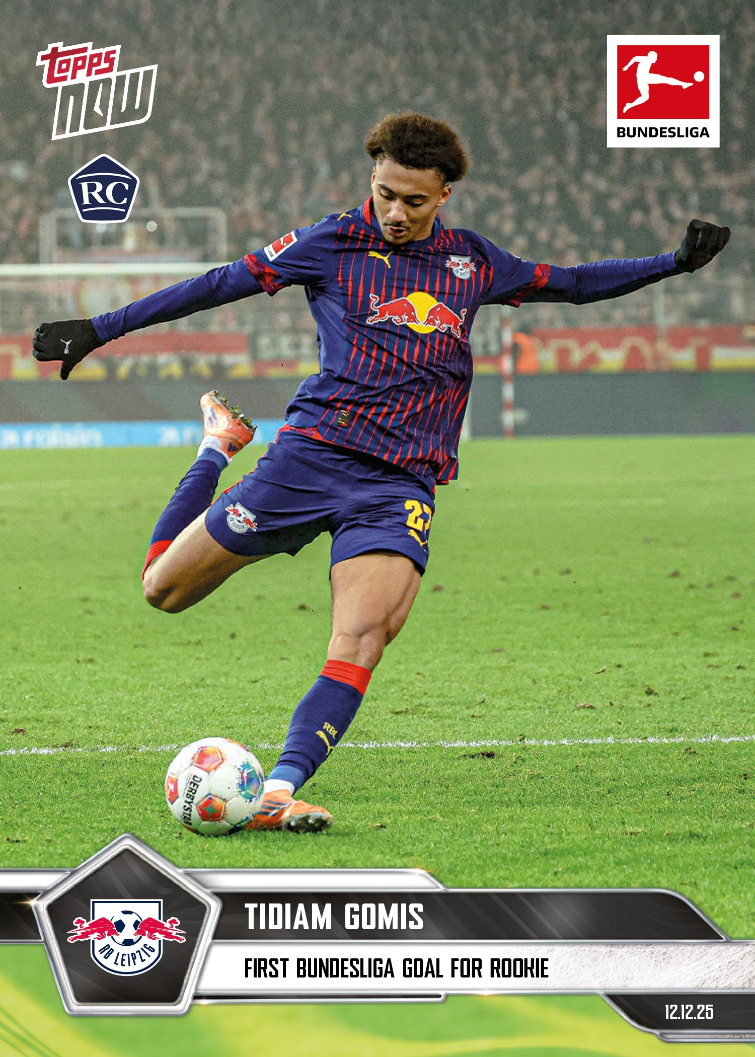 Tidiam Gomis - 2025-26 Bundesliga Topps NOW - Card 78 - PR: 586