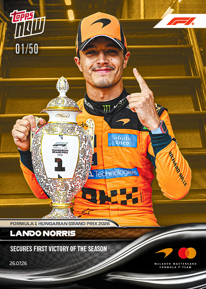 Lando Norris - 2026 Formula 1 Topps NOW - Card 51 - PR: 4892 - Image 6