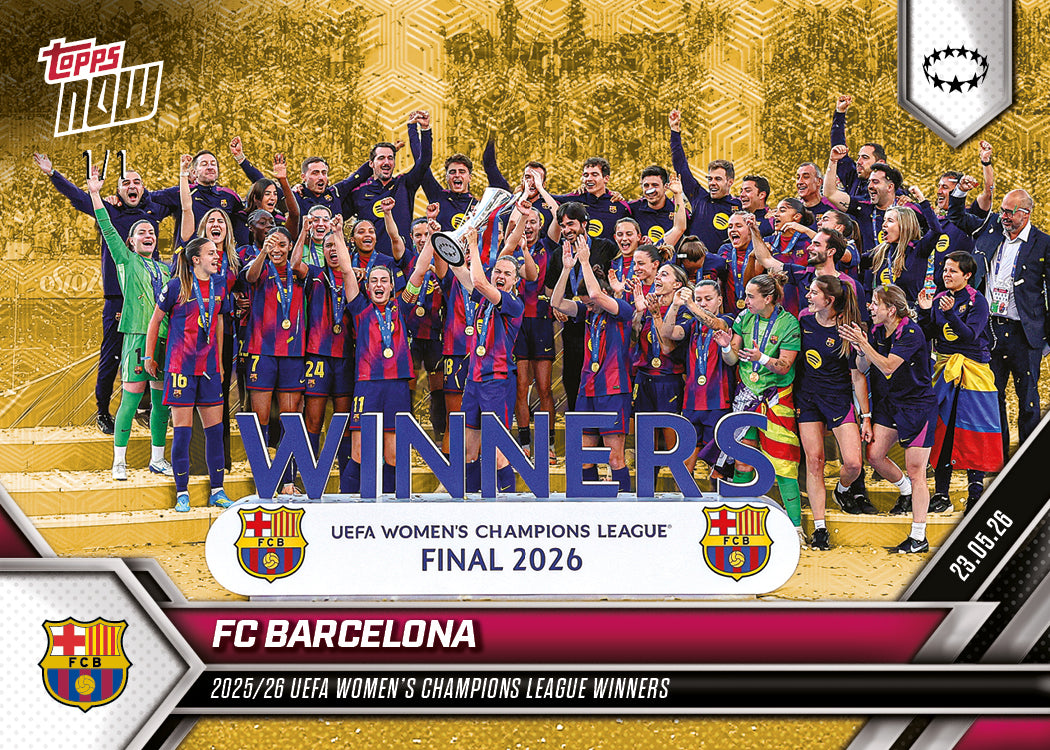 FC Barcelona - 2025-26 UWCL Topps NOW - Card 30 - PR: 805 - Image 4