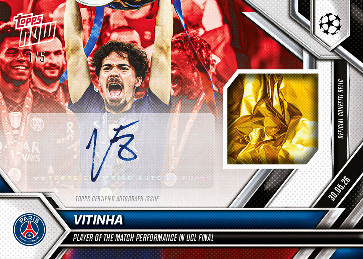 Vitinha - 2025-26 UCL Topps NOW - Card 142 - PR: 2235 - Image 3