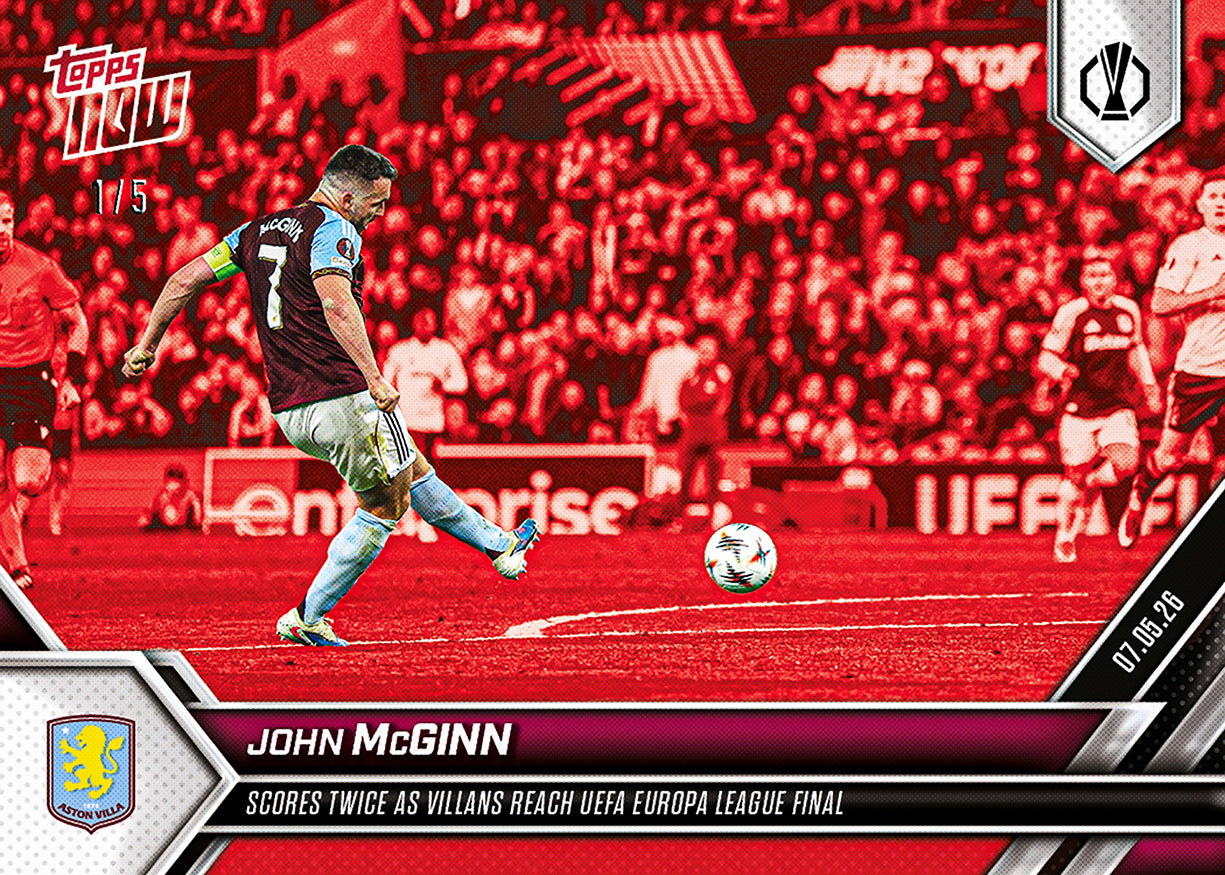 John McGinn - 2025-26 UEL Topps NOW - Card 30 - PR: 248 - Image 3