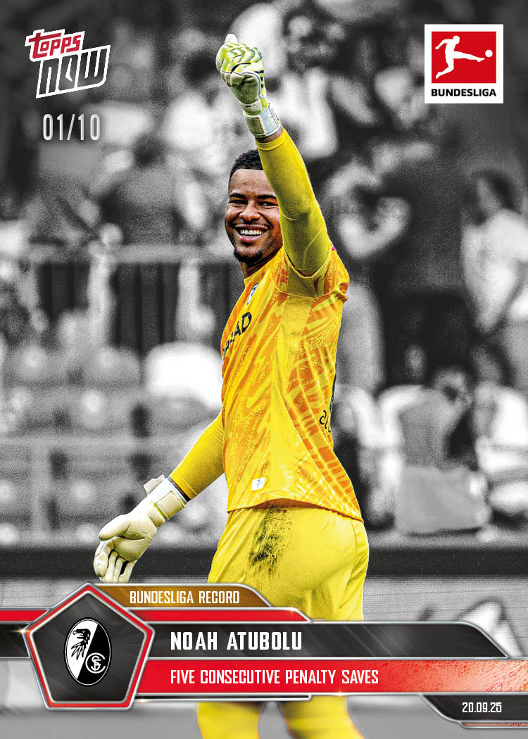 Noah Atubolu - 2025-26 Bundesliga Topps NOW - Card 28 - PR: 187 - Image 4