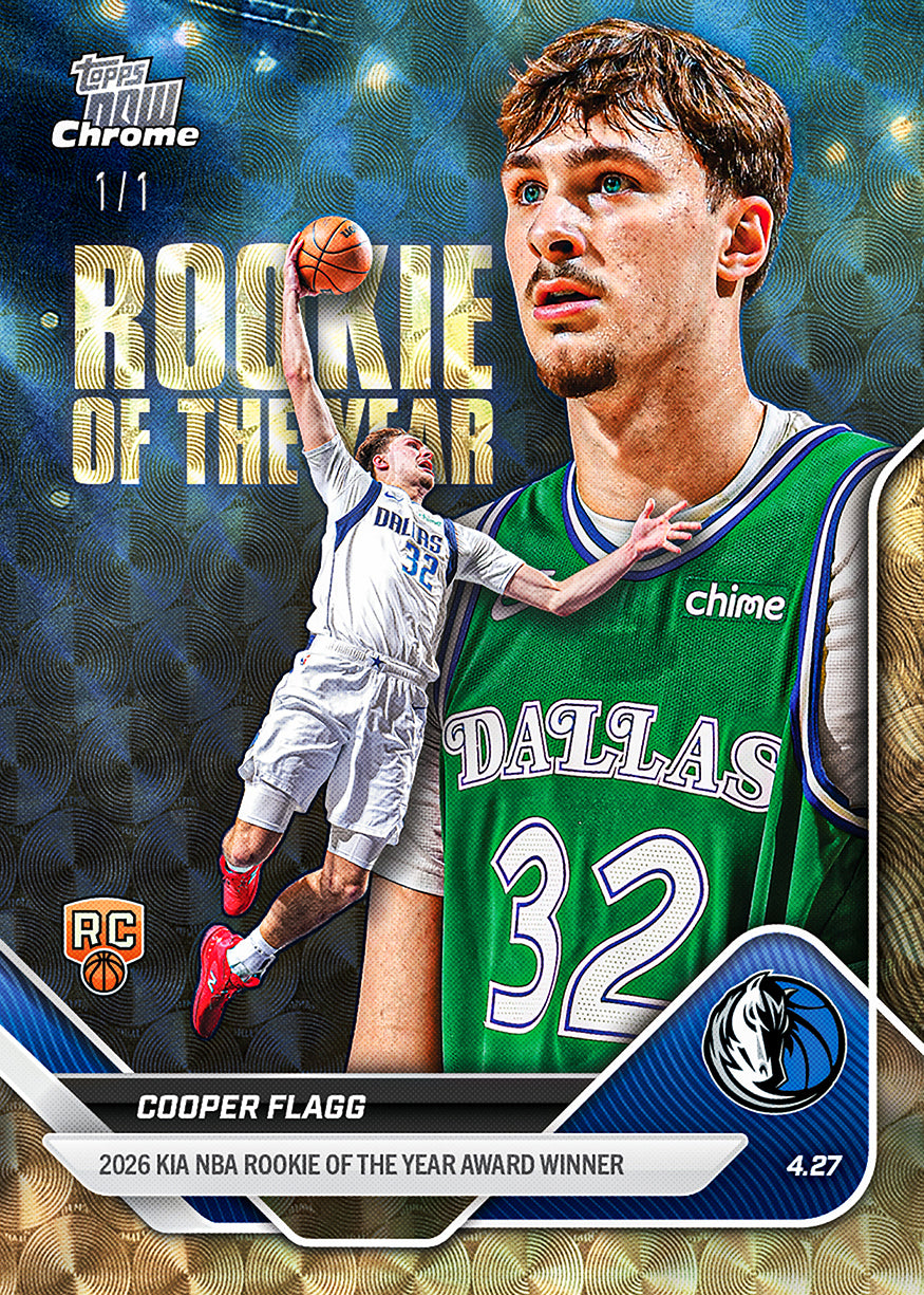 Cooper Flagg - 2025-26 NBA Topps NOW - Card ROTY - PR: 208,735 - Image 3