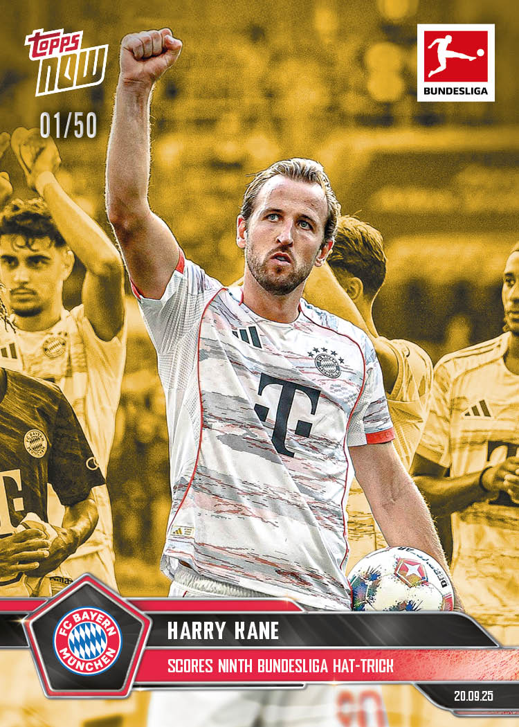 Harry Kane - 2025-26 Bundesliga Topps NOW - Card 27 - PR: 317 - Image 6