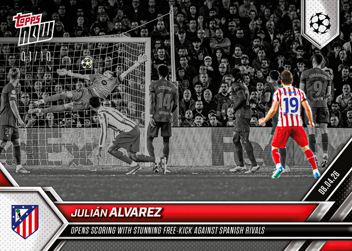 Julián Alvarez - 2025-26 UCL Topps NOW - Card 119 - PR: 720 - Image 3