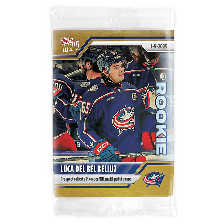 Luca Del Bel Belluz - 2024-25 NHL Topps NOW - Sticker 84 - PR: 140 - Image 2