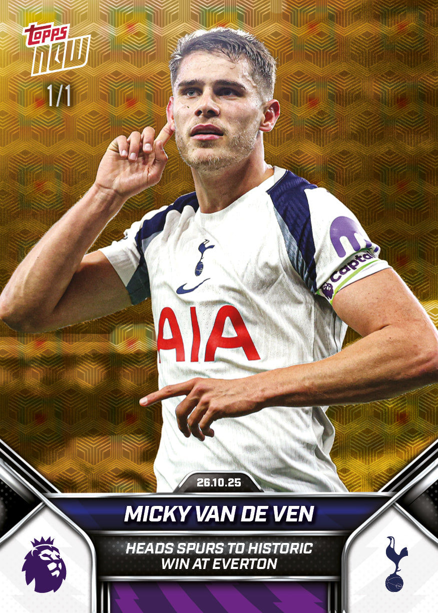 Micky van de Ven - 2025-26 Premier League Topps NOW - Card 43 - PR: 510 - Image 2
