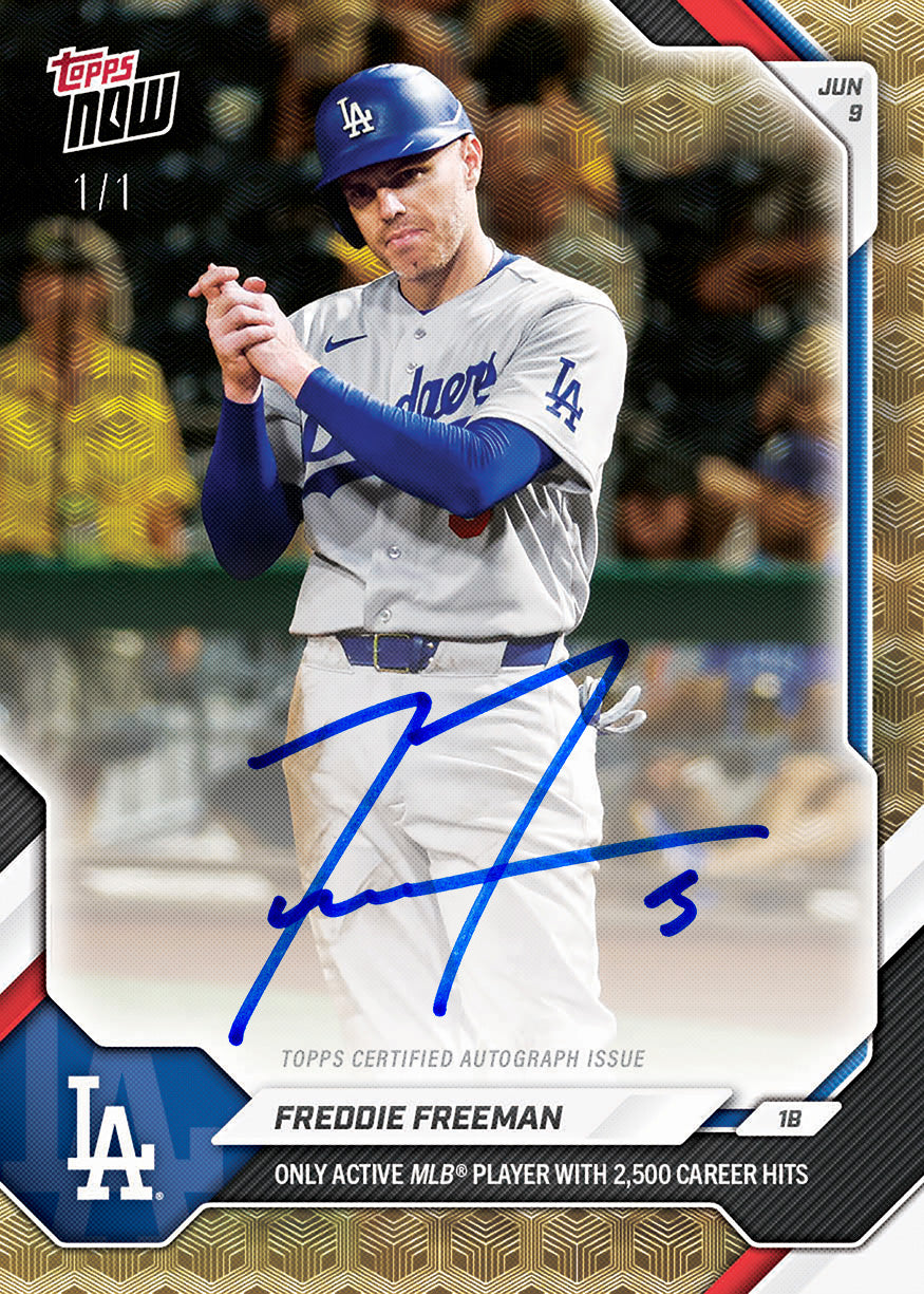 Freddie Freeman - 2026 MLB Topps NOW - Card 310 - PR: 3887 - Image 2