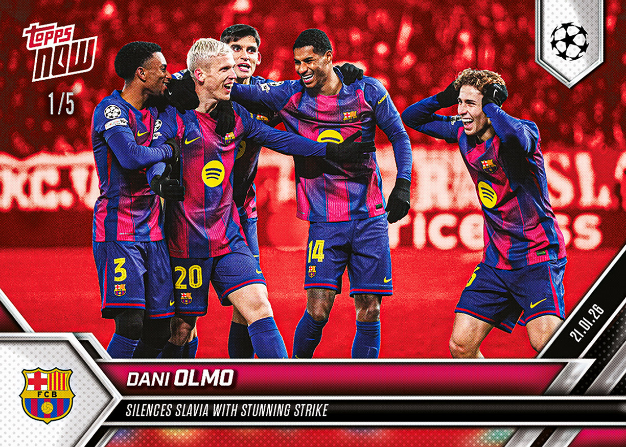 Dani Olmo - 2025-26 UCL Topps NOW - Card 80 - PR: 360 - Image 3