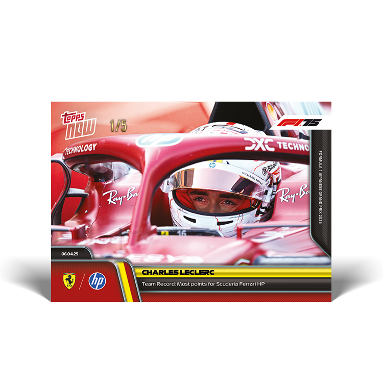 Charles Leclerc - 2025 Formula 1 Topps NOW Card 27 - PR: 1281 - Image 5