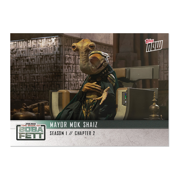 2022 Star Wars TOPPS NOW - 5-Card Pack - Book of Boba Fett Chapter 2 - PR: 1630 - Image 3