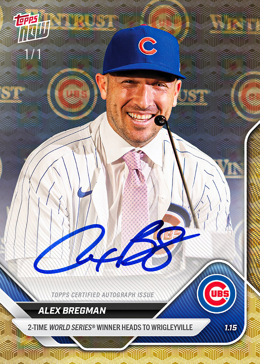 Alex Bregman - 2025 MLB Topps NOW - Card OS-14 - PR: 2176 - Image 2