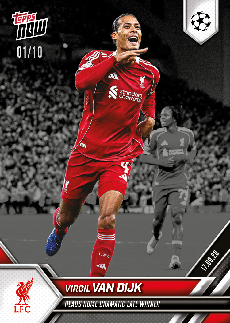 Virgil van Dijk - 2025-26 UCL Topps NOW - Card 15 - PR: 585 - Image 4