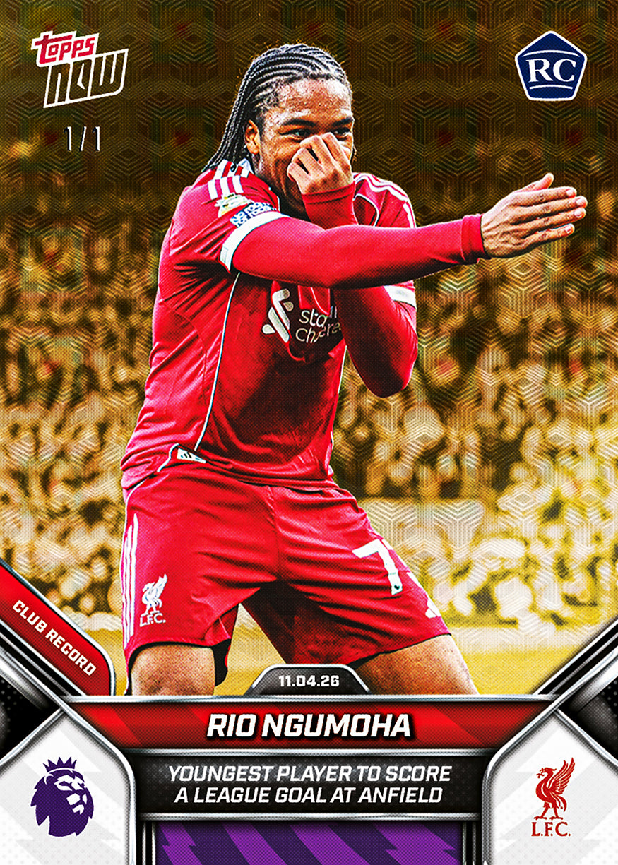 Rio Ngumoha - 2025-26 Premier League Topps NOW - Card 167 - PR: 5130 - Image 2