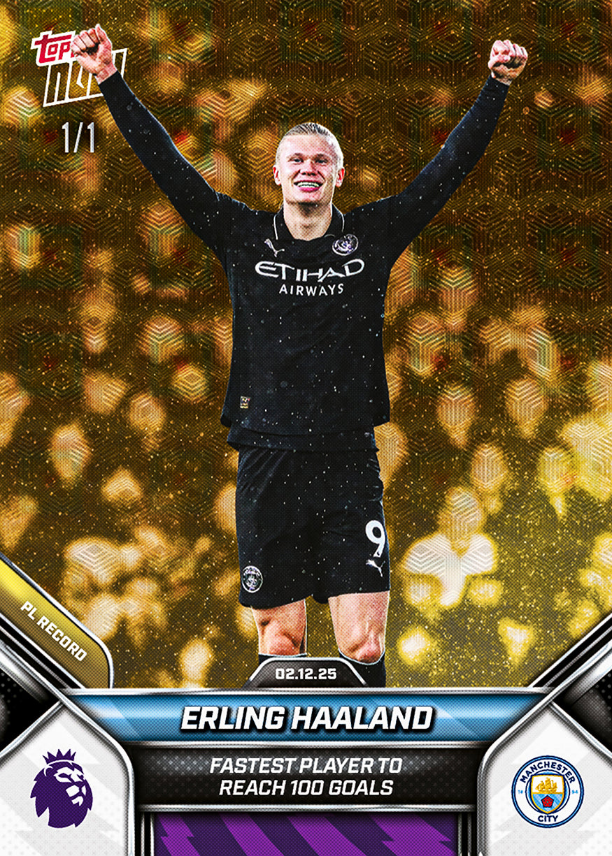 Erling Haaland - 2025-26 Premier League Topps NOW - Card 68 - PR: 3526 - Image 3