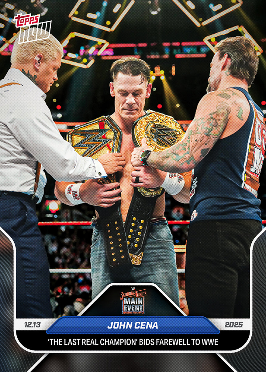 John Cena - 2025 WWE Topps NOW - Card 137 - PR: 40796