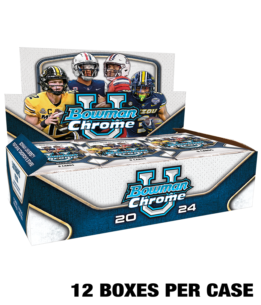 2024 Bowman University Chrome Football - Jumbo Box - Sealed Case