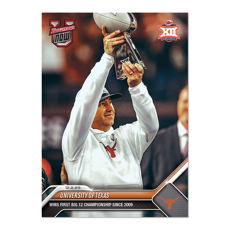 University of Texas - 2023 Bowman U NOW Football Card 40 - PR: 474