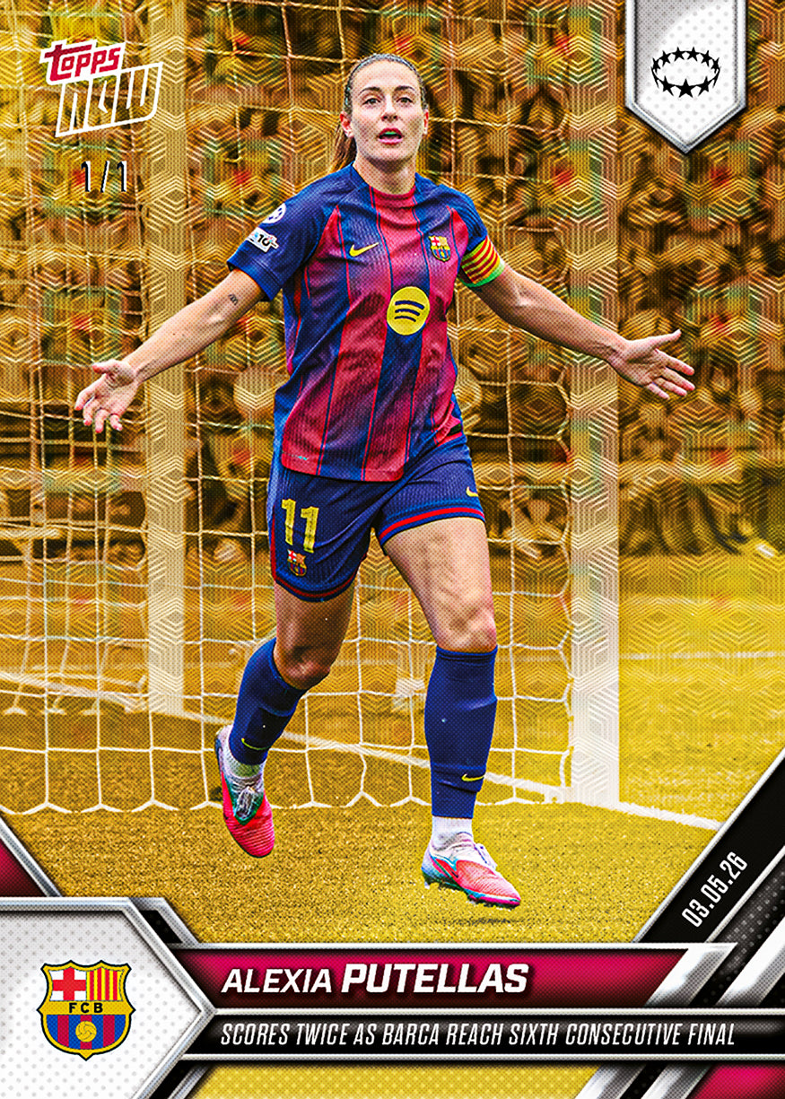 Alexia Putellas - 2025-26 UWCL Topps NOW - Card 29 - PR: 906 - Image 2