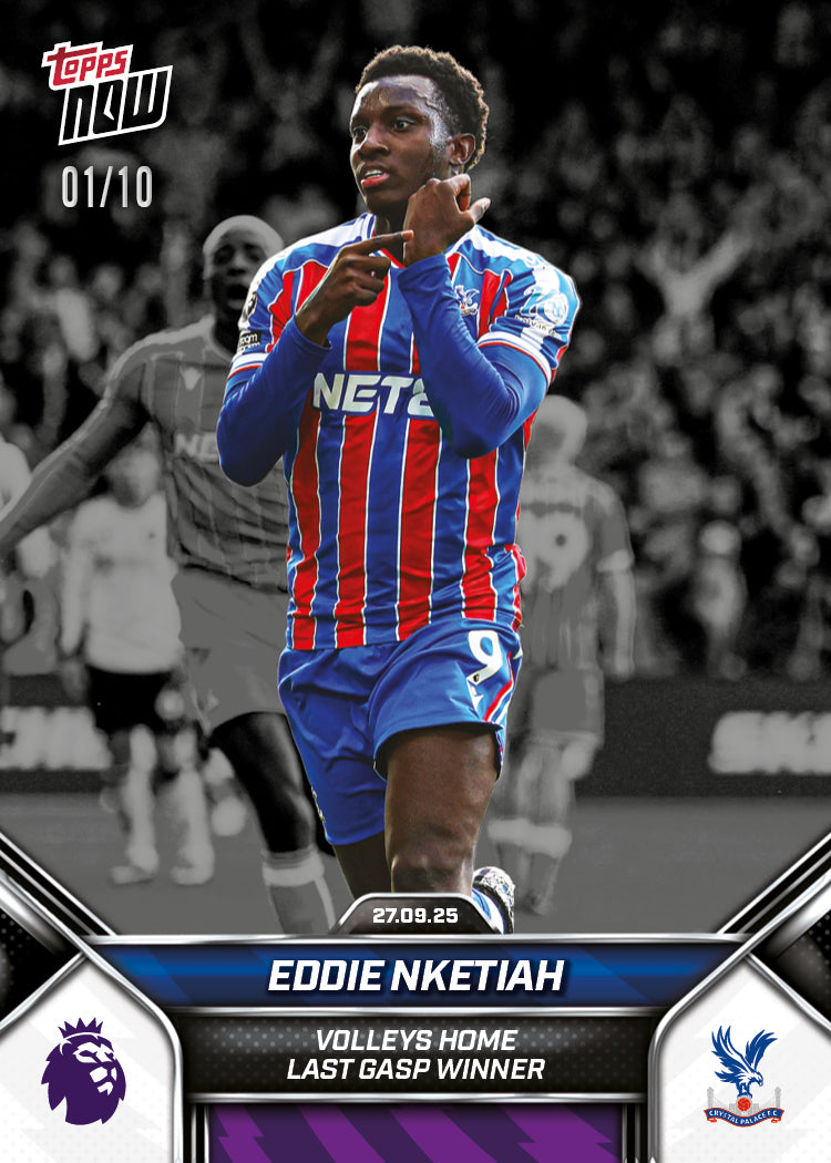 Eddie Nketiah - 2025-26 Premier League Topps NOW - Card 26 - PR: 229 - Image 4