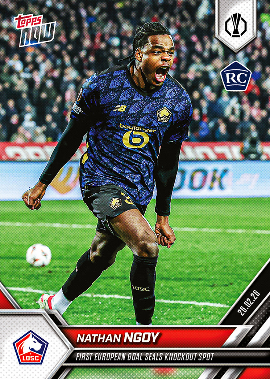 Nathan Ngoy - 2025-26 UEL Topps NOW - Card 21 - PR: 272