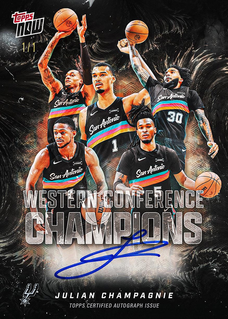 San Antonio Spurs - 2025-26 NBA Topps NOW - Card WCSA - PR: 50230 - Image 5