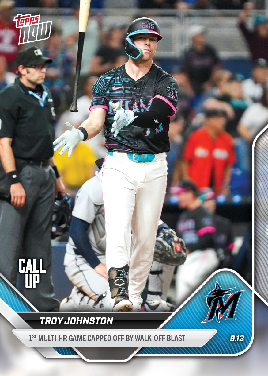 Troy Johnston - 2025 MLB Topps NOW - Card 706 - PR: 590