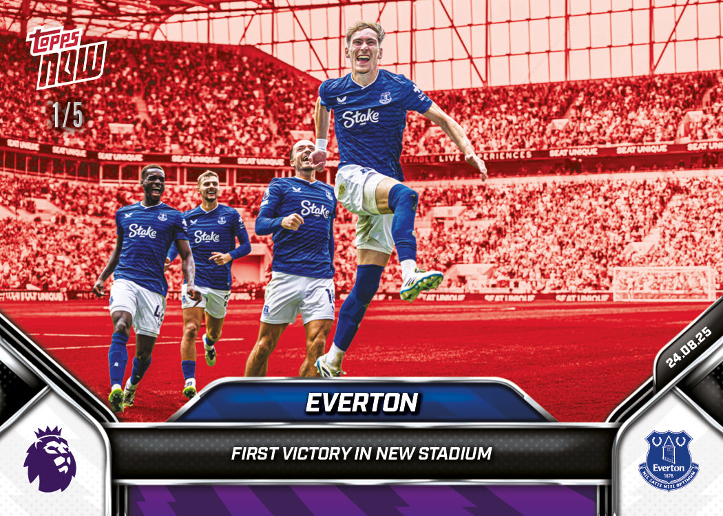 Everton FC - 2025-26 Premier League Topps NOW - Card 10 - PR: 505 - Image 3