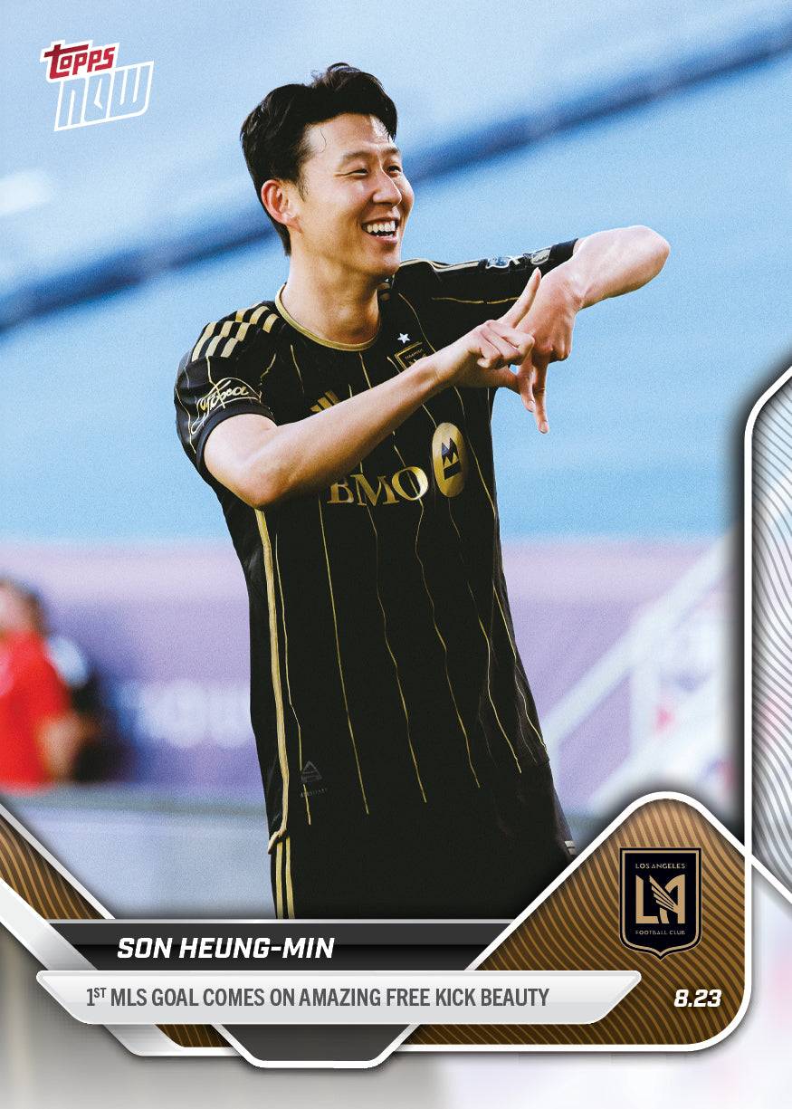 Son Heung-Min - 2025 MLS Topps NOW - Card 80 - LOOK FOR AUTOS - PR: 3531 - Image 3