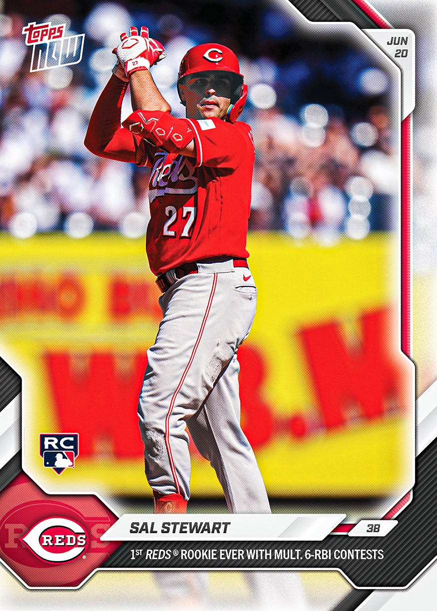 Sal Stewart - 2026 MLB Topps NOW - Card 357 - PR: 1732