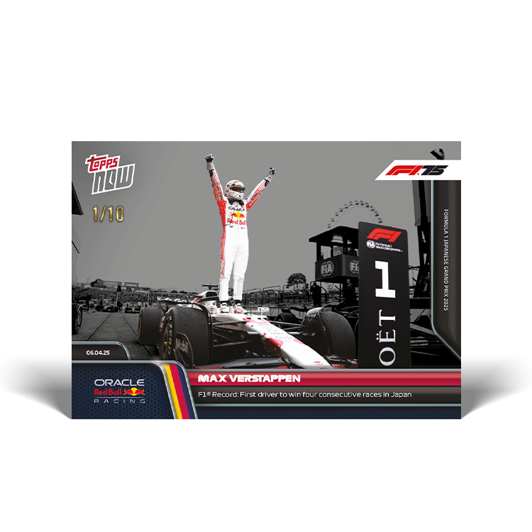 Max Verstappen - 2025 Formula 1 Topps NOW Card 25 - PR: 3122 - Image 5