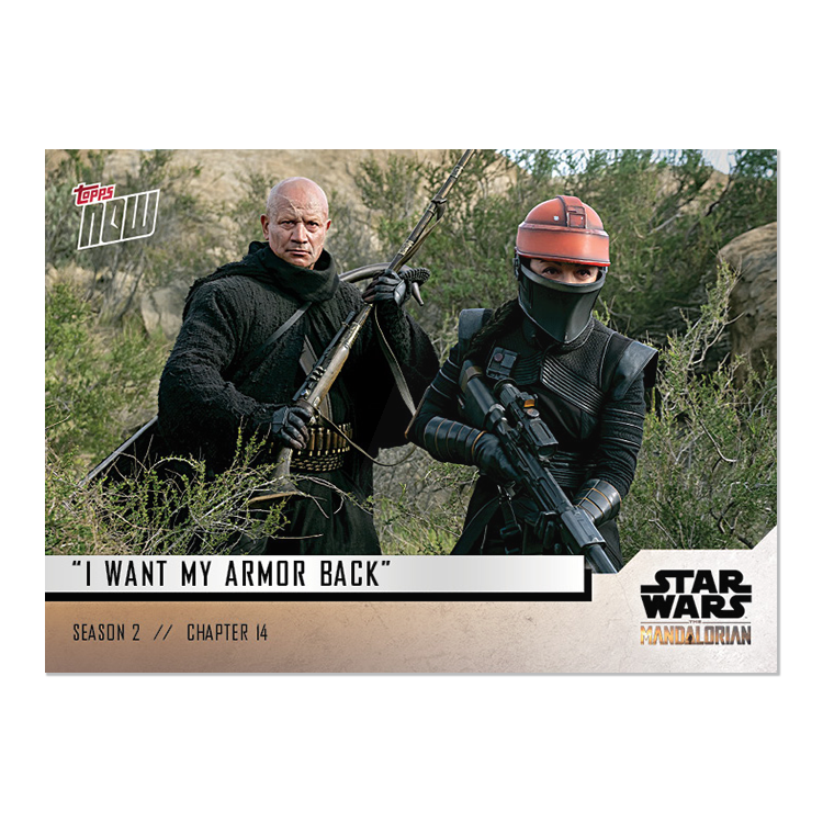2020 Star Wars: The Mandalorian TOPPS NOW 5-Card Pack - S2 : Chapter 14 - Print Run: 1844 - Image 4