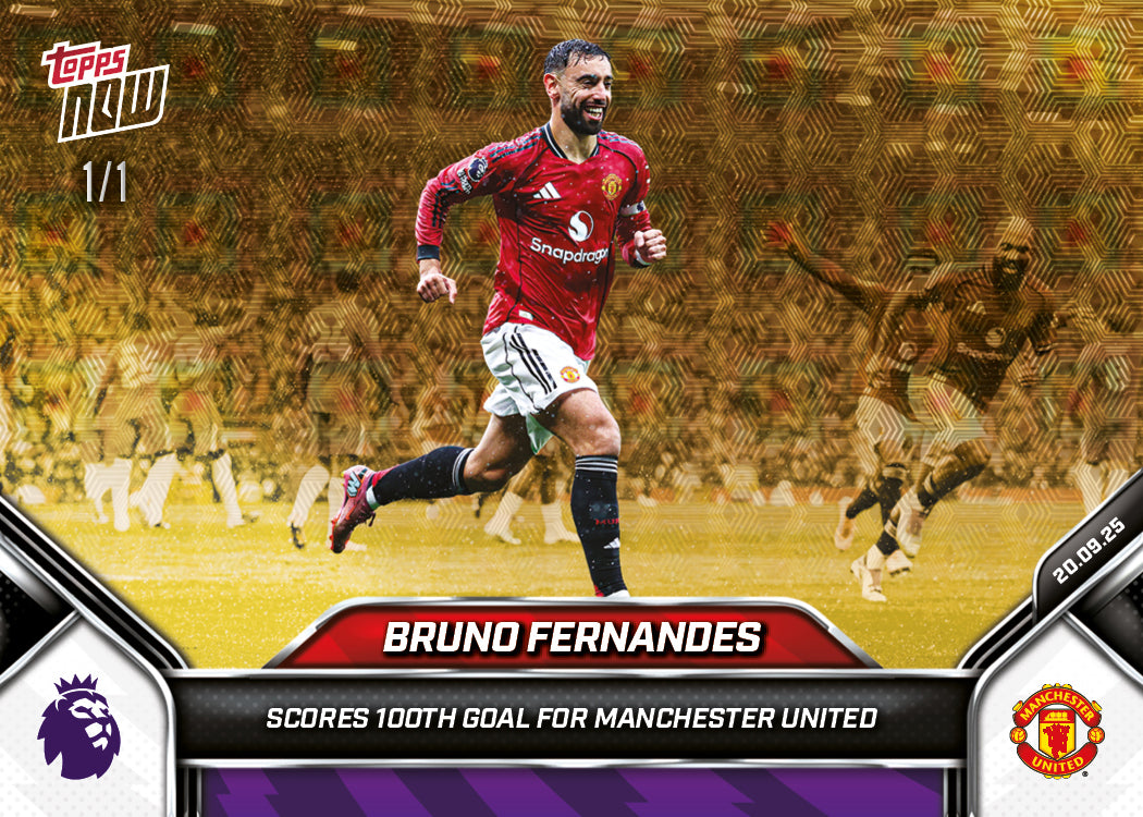 Bruno Fernandes - 2025-26 Premier League Topps NOW - Card 21 - PR: 2198 - Image 3