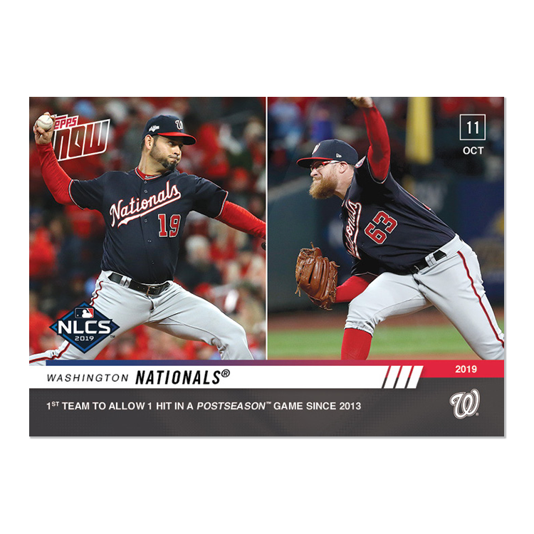Washington Nationals - MLB TOPPS NOW Card 1002 - Print Run: 318