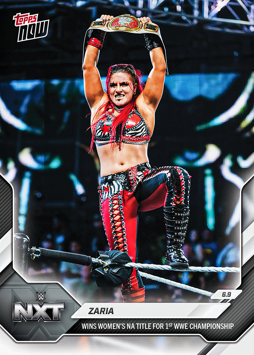 Zaria - 2026 WWE Topps NOW - Card 64 - PR: 763