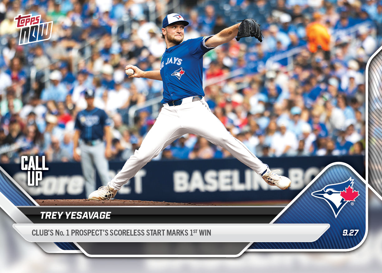 Trey Yesavage - 2025 MLB Topps NOW - Card 782 - PR: 964