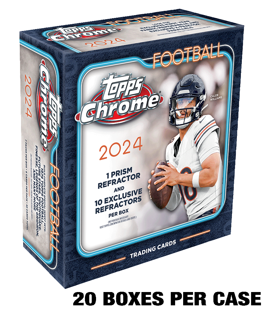 2024 Topps Chrome Football - Mega Box - Sealed Case