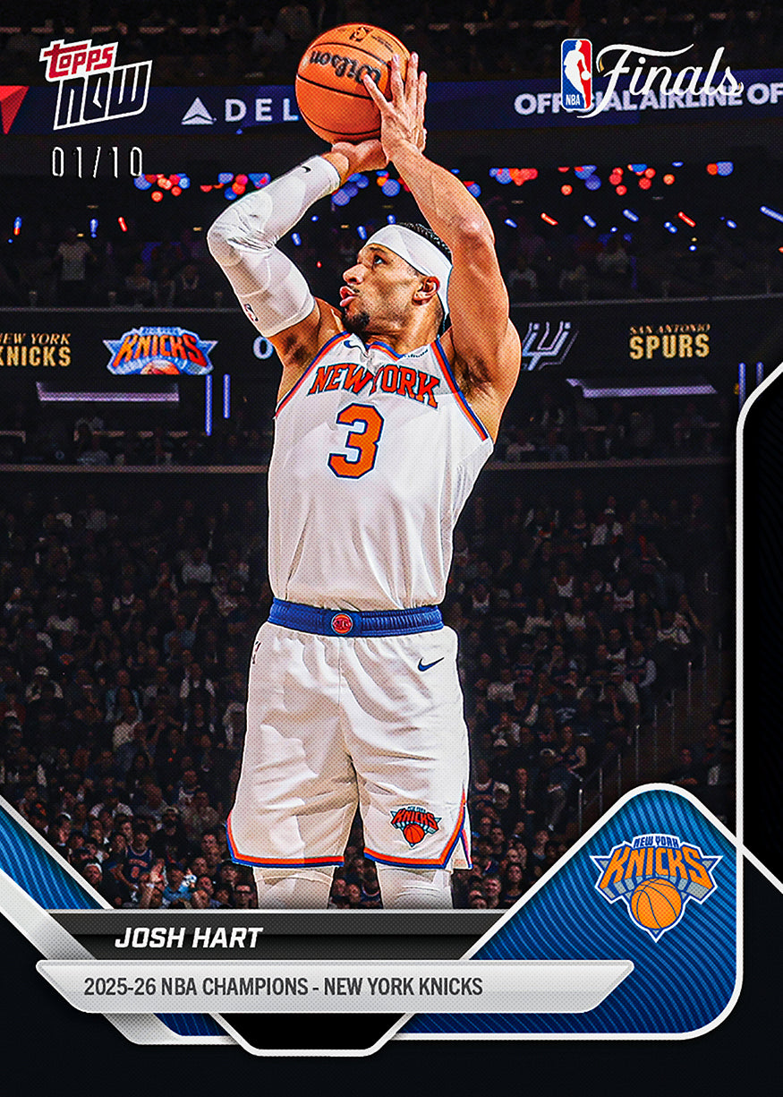 2026 NBA Champions - New York Knicks - NBA Topps NOW 16-Card Team Set - PR: 65941 - Image 8