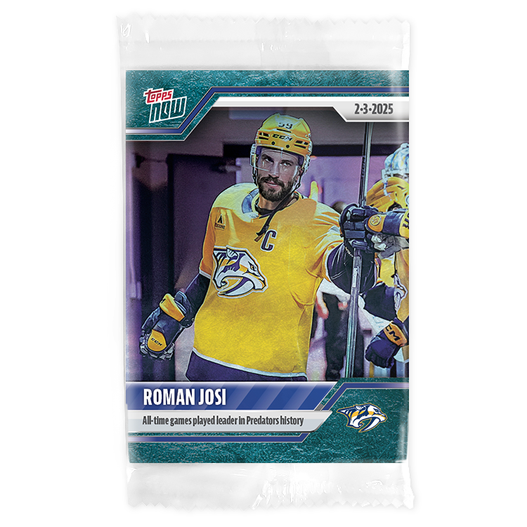 Roman Josi - 2024-25 NHL Topps NOW - Sticker # 106 Pack - PR: 180 - Image 2