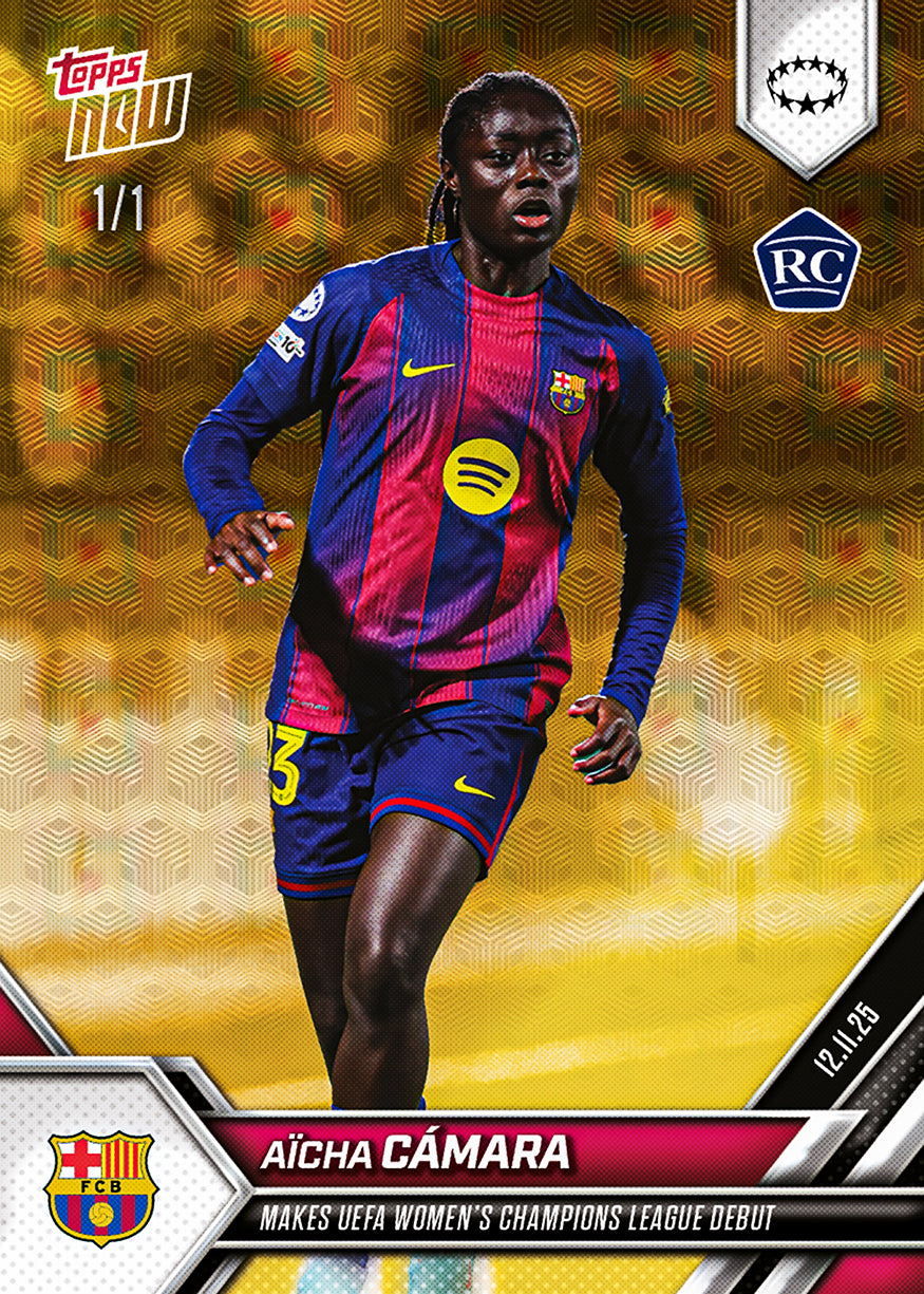 Aïcha Cámara - 2025-26 UWCL Topps NOW - Card 10 - PR: 471 - Image 2