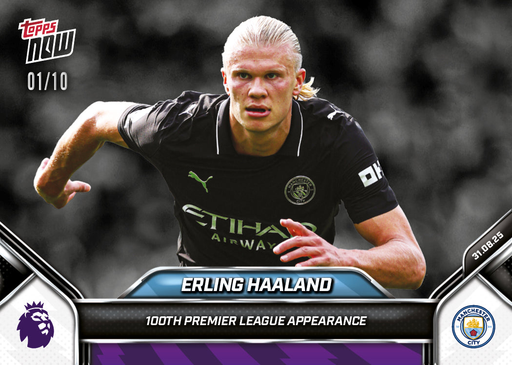 Erling Haaland - 2025-26 Premier League Topps NOW - Card 15 - PR: 1340 - Image 4