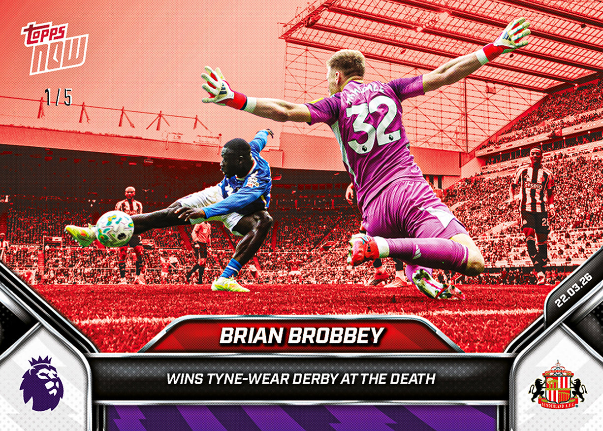Brian Brobbey - 2025-26 Premier League Topps NOW - Card 163 - PR: 1098 - Image 3